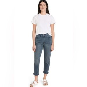 THE GREAT. Ultra Soft Cotton Blend ‘Mister Slouch’ Cropped & Cuffed Jeans 25